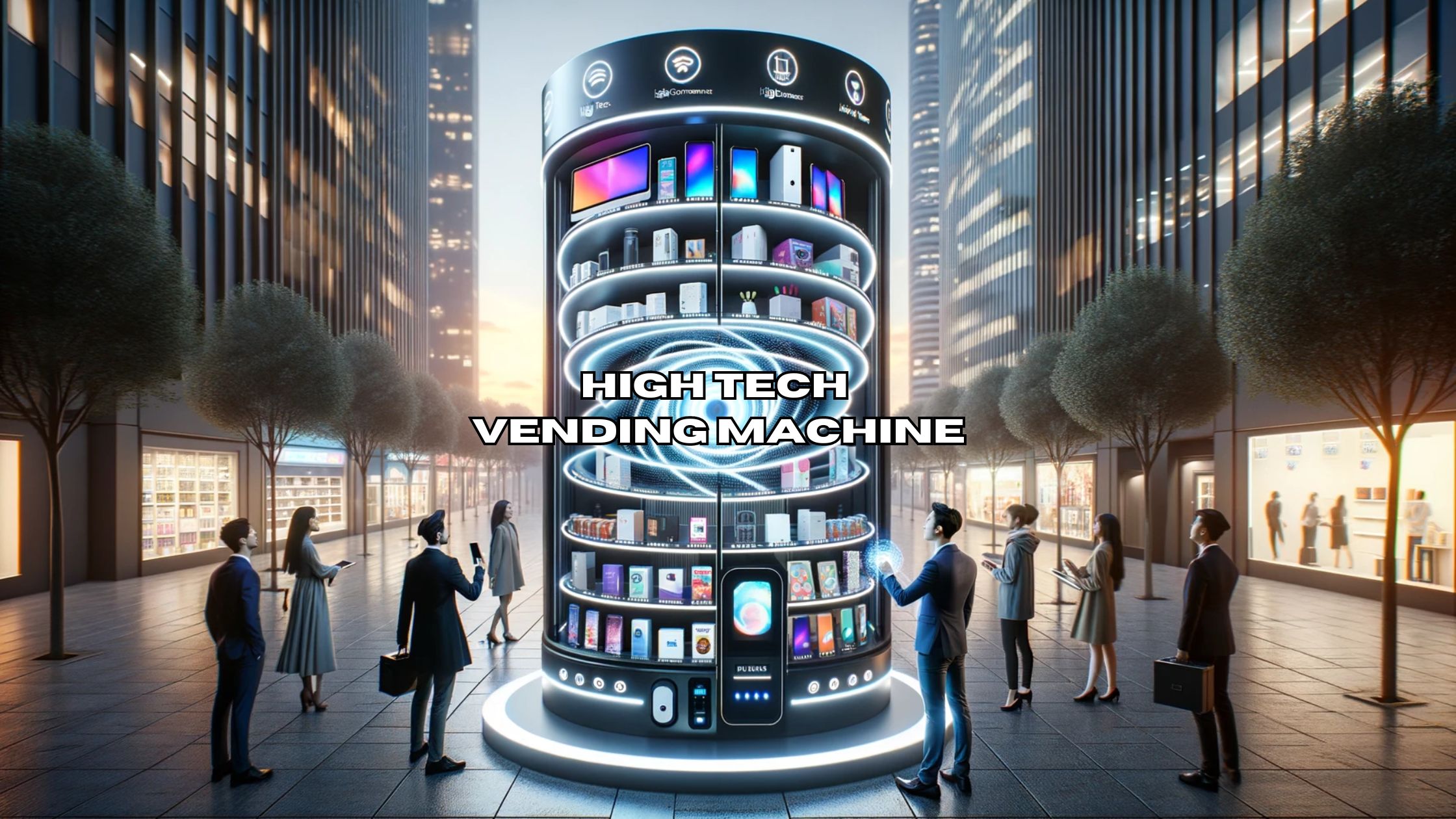 high tech vending machine