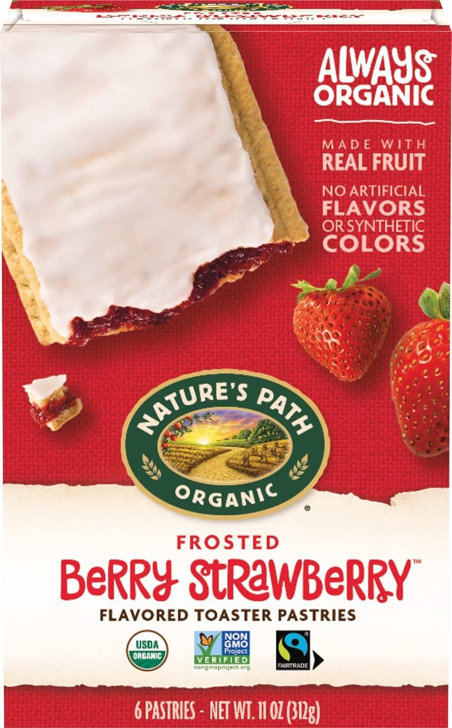 Nature’s Path Organic Frosted Berry Strawberry Toaster Pastries