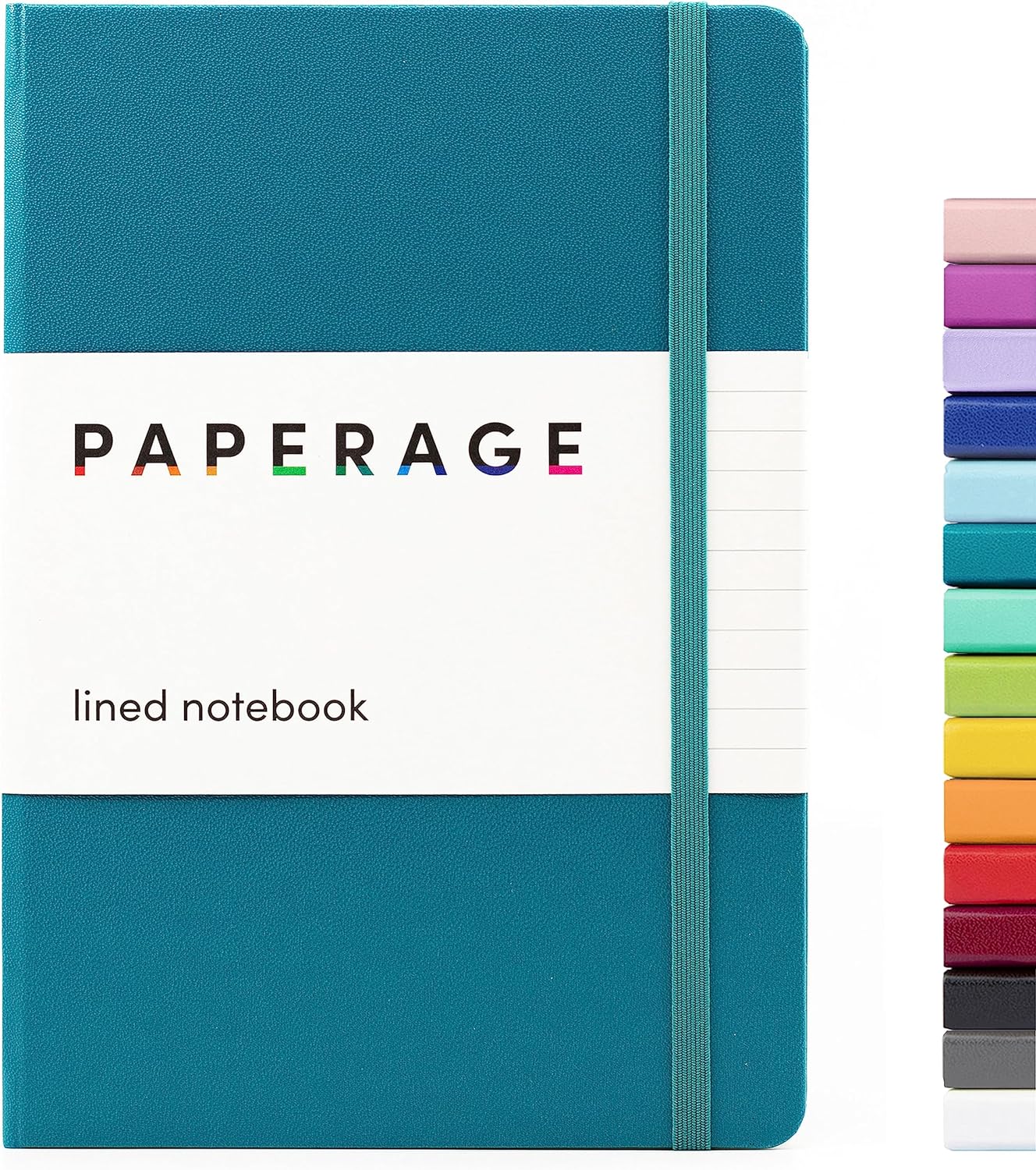 PAPERAGE Lined Journal Notebook, (Turquoise)
